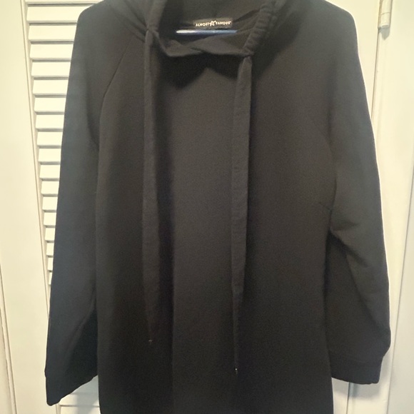 Almost Famous Black Fleece Hoodie - Picture 1 of 2